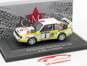 Audi Sport Quattro #3 2 Rallye Monte Carlo 1985 Röhrl, Geistdörfer 1:43 CMR