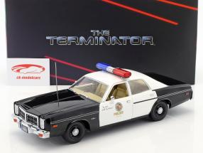 Dodge Monaco Metropolitan Police Baujahr 1977 Film Terminator (1984) mit T-800 Figur 1:18 Greenlight