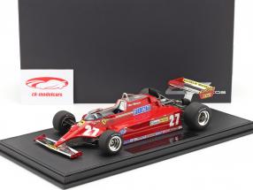 Gilles Villeneuve Ferrari 126CK #27 formula 1 1981 with showcase 1:18 GP Replicas