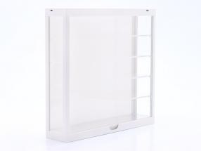 Showcase LED multicase 5 floors for models in the scale 1:43 / 1:64 white Triple9