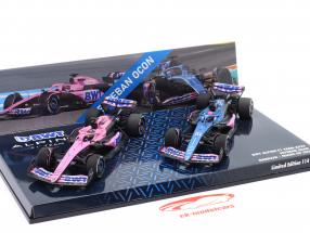 2-Car Set Esteban Ocon #31 Bahrain & Miami GP Formel 1 2023 1:43 Minichamps
