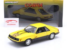 Ford Mustang Cobra Fastback Baujahr 1979 gelb / schwarz 1:18 Greenlight