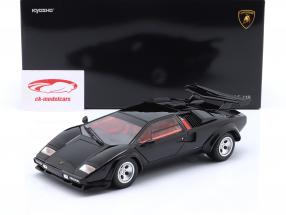 Lamborghini Countach LP5000 Quattrovalvole 1982 nero 1:18 Kyosho