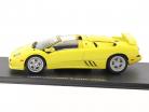 Lamborghini Diablo Roadster 築 2000 黄色 1:43 Leo Models