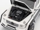 Mercedes-Benz G-класс G500 4x4² Год постройки 2016 блеск белый 1:18 AUTOart