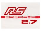 t shirt Porsche 911 Carrera RS 2.7 White / khaki / Red