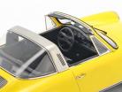 Porsche 911 E Targa Année de construction 1969 jaune 1:18 Norev