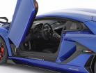 Lamborghini Aventador SVJ Ano de construção 2019 azul metálico 1:18 AUTOart