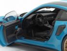 Porsche 911 (991 II) GT2 RS Weissach pakketjes 2017 miami blauw / gouden velgen 1:18 AUTOart