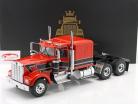 Kenworth W900 vrachtwagen rood / zwart 1:18 Road Kings