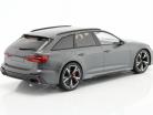 Audi RS 6 Avant (C8) bouwjaar 2019 mat grijs 1:18 Minichamps