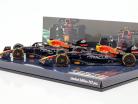 2-Car Set Verstappen #1 & Perez #11 saoudien arabe GP formule 1 2022 1:43 Minichamps