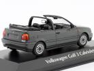Volkswagen VW Golf III conversível ano de construção 1997 Cinza metálico 1:43 Minichamps