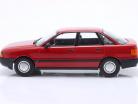 Audi 80 (B3) Bouwjaar 1989 rood 1:18 Triple9