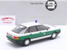 Audi 80 (B3) police Année de construction 1989 blanc / vert 1:18 Triple9