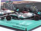 2-Car Set Hamilton #44 & Russell #63 Bahrain GP Formel 1 2022 1:43 Minichamps