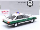 Audi 100 C3 police Année de construction 1989 vert / blanc 1:18 Triple9
