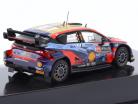 Hyundai i20 N Rally1 #11 ganhador corrida acrópole 2022 Neuville, Wydaeghe 1:43 Ixo