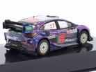 Ford Puma Rally1 #7 4e verzameling Italië 2022 Loubet, Landais 1:43 Ixo