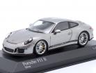 Porsche 911 (991) R year 2016 silver 1:43 Minichamps