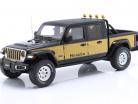 Jeep Gladiator Honcho Année de construction 2020 noir / jaune doré 1:18 GT-Spirit