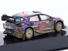 Ford Puma Rally1 #7 4ème acropole Rallye 2022 Dirty Version 1:43 Ixo