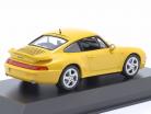 Porsche 911 (993) Turbo S Bouwjaar 1995 geel 1:43 Minichamps