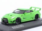 Nissan GT-R (R35) Liberty Walk Body Kit ácido verde 1:43 Solido