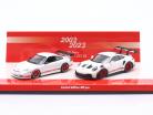2-Car Set 20 Jaren Porsche 911 GT3 RS: 996 (2003) & 992 (2023) 1:43 Minichamps