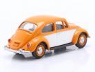 Volkswagen VW maggiolino arancia / bianco 1:64 Schuco