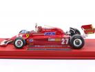 G. Villeneuve Ferrari 126CK #27 ganhador Mônaco GP Fórmula 1 1981 1:18 GP Replicas