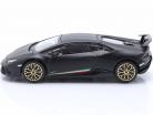 Lamborghini Huracan Performante Bouwjaar 2017 saai zwart 1:43 Bburago