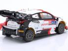 Toyota GR Yaris Rally1 Hybrid #33 vinder Rallye Finland 2023 Evans, Martin 1:18 Ixo