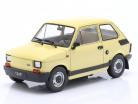 Fiat 126P Ano de construção 1985 luz amarela 1:24 WhiteBox