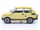 Fiat 126P Baujahr 1985 hellgelb 1:24 WhiteBox