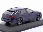 Audi RS 6 Avant Byggeår 2019 violet metallisk 1:43 Minichamps
