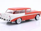 Chevrolet Bel Air Nomad Custom Byggeår 1956 lys rød / hvid 1:18 KK-Scale