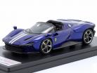 Ferrari Daytona SP3 Open Top Ano de construção 2021 azul metálico 1:43 LookSmart