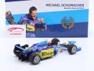M. Schumacher Benetton B195 #1 ganhador Pacífico GP Fórmula 1 Campeão mundial 1995 1:18 Minichamps