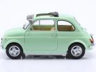 Fiat 500 F Обычай Год постройки 1968 мятно-зеленый 1:12 KK-Scale