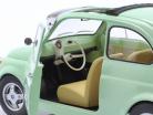 Fiat 500 F Обычай Год постройки 1968 мятно-зеленый 1:12 KK-Scale