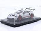 Porsche 911 (992) GT3 RS Année de construction 2022 gris glace métallisé / Rouge pyro 1:12 Spark