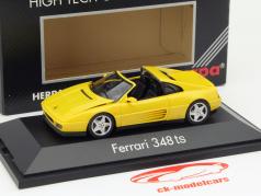 Ferrari 348 TS amarelo 1:43 Herpa