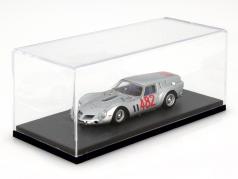 BBR alto acrilico vetrina con grigio terra per modellini di automobili nella scala 1:43