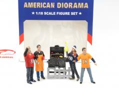 Tailgate Party Set II 1:18 American Diorama