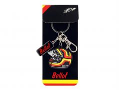Stefan Bellof cadena clave casco rojo / amarillo / negro