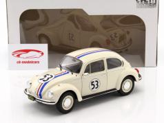 Volkswagen VW Escarabajo #53 Herbie crema blanco 1:18 Solido
