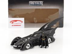 Batmobile film Batman Forever (1995) noir avec figure Batman 1:24 Jada Toys