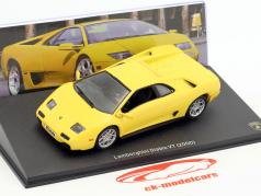 Lamborghini Diablo VT Bouwjaar 2000 geel 1:43 Leo Models