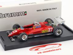Patrick Tambay Ferrari 126C2 #27 2 italien GP formule 1 1982 1:43 Brumm